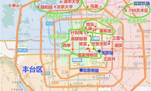 北京著名景点地图_北京著名景点地图分布图