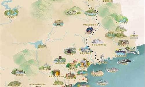 北戴河旅游路线图小报最新_北戴河旅游路线图小报最新版